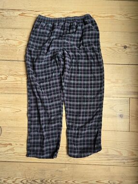 Plaid Flannel Pajama Pants Women’s M Black Pink Lounge